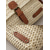 preiswerte Taschen für Urlaub &amp; Reise-Boho-Stroh-Umhängetasche für Damen, gewebte Schultertasche in Elfenbein und Khaki mit verstellbarem Riemen für Strandurlaub, Resortreisen, lässige Sommeroutfits und den Alltag