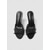 abordables Sandales à talons-talons hauts en maille noire avec détail nœud en satin – chaussures de soirée chics à bout ouvert pour femmes, parfaites pour les événements en soirée et les rassemblements sociaux
