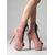 baratos Botas com salto-Botas peep toe femininas com plataforma de 20 cm - botinhas de salto agulha extremo com cadarço para pole dance e festas noturnas. &amp;roupa de balada