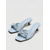 abordables Sandalias deslizantes-Mules elegantes de tacón bajo en azul claro para mujer: sandalias elegantes de punta abierta con detalle de lazo para un estilo francés, ideales para el día a día y las vacaciones de verano.