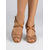cheap Latin Shoes-Women's Tan Rhinestone Latin Dance Heels - Sparkling Strappy Salsa Ballroom Shoes