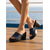 cheap Platform Pumps-Women's Chic Dark Blue Denim Platform Sandals - Retro Y2K Thick High Heel  &amp; Chunky Sole for Cruise Vacations, Poolside Parties &amp; Nautical Summer Travel