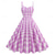 levne Šaty-50. léta Retro Rockabilly K lýtkům Šaty Houpací šaty Flare šaty Špagetová ramínka Vysoký pas Kostkovaný / Gingham Rozevláté Houpačka Do V Maškarní kostým Dámské Ležérní Plážové Párty Dospělé Šaty