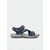 economico Sandali Sportivi-sandali sportivi blu da donna con cinturini regolabili e motivo geometrico – comode scarpe da passeggio per escursioni, viaggi e abbigliamento casual