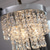 お買い得  クリスタル天井灯-30cm　シーリングライト　LED　クリスタル　シャンデリア　廊下　ライト　玄関廊下ライト　電気メッキ　モダン　220-240v　ライト　寝室　ベッドサイド　ランプ　暖かい　シンプル　雰囲気