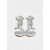 abordables Sandales à talons-Sandales à talons compensés en satin bleu pour femmes - Chaussures de soirée ornées de strass avec bride à la cheville pour banquets formels et cocktails