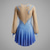 baratos Vestidos de Patinação Artística-Vestidos para Patinação Artística Mulheres Para Meninas Patinação no Gelo Vestidos Azul Patchwork Thumbhole Com Transparência Elastano Com Stretch Treino Ensaio / Prática Profissional Roupa para