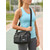 billige Crossbody-vesker-Vanntett crossbody-veske i nylon for kvinner, flere farger, stor kapasitet med flere lommer, justerbar skulderstropp, ideell for strandferier, utendørsturer og hverdagsbruk