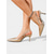 voordelige Moeder van de Bruid/De Bruidegom-Gouden slingback pumps voor dames – elegante pumps met spitse neus voor de moeder van de bruid, stadsbruiloft &amp;formele evenementen