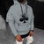 economico Pattern 3D-Per uomo Tinta unica Poker Felpa con Cappuccio Felpe con cappuccio Felpa Streetwear Abbigliamento Sportivo Essenziale Casual Manica Lunga Con Cappuccio Sport &amp; Outdoor Casuale Abbigliamento casual