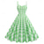 levne Šaty-50. léta Retro Rockabilly K lýtkům Šaty Houpací šaty Flare šaty Špagetová ramínka Vysoký pas Kostkovaný / Gingham Rozevláté Houpačka Do V Maškarní kostým Dámské Ležérní Plážové Párty Dospělé Šaty
