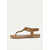 voordelige Platte Sandalen-Boheemse bruine T-sandalen met kralen en bloemenversieringen voor dames, perfect voor casual zomeruitjes en strandkleding