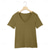 billiga grundläggande t-shirts-Herr Stickad T-shirt T-tröja T-shirt i bomullsblandning Kortärmad V-hals Sommar Ensfärgat Mode Designer Grundläggande Stickat Ledigt Semester Gata Ljusblå Topp t-shirt för män