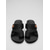 preiswerte Rutschsandalen-Schwarze, atmungsaktive Mesh-Sandalen für Damen mit Kreuzriemen und gepolsterter Sohle – leichte Sommerschuhe für den Strand, zum Spazierengehen und für die Freizeit