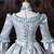 abordables Vestidos-Rococó Barroco Corte Cenicienta Hasta el Suelo Vestidos Corte Cenicienta Princesas Nupcial Jacquard Vestido de Gala Escote Redondo Disfraz Mujer Real Víspera de Todos los Santos Carnaval Mascarada