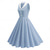 cheap Dresses-1950s Retro Vintage Dress Swing Dress Flare Dress Short Sleeves Solid Color Fit &amp; Flare Swing V Neck Fancy Dress Women's Casual Party Dailywear Adults' Dress Spring &amp; Summer