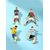 abordables Accesorios-Conjunto de 4 broches de aleación para hombre con motivos de jugadores de fútbol, ideales para animar en los partidos, apoyar a los aficionados, eventos deportivos y para lucir un estilo deportivo