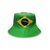 ieftine Accesorii-Pălărie bărbătească reversibilă din poliester, cu imprimeu cu steagul Braziliei, șapcă ușoară de fan al fotbalului pentru ziua meciului, suporteri, sporturi casual, ținute de exterior