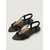 cheap Flat Sandals-Women's Black Beaded Flat Sandals - Comfortable Boho Sandals with Inlaid Gems for Beach Vacations, Outdoor Sightseeing &amp; Tropical Holiday Wear