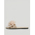 billige Sklisandaler-Romantiske blomstersandaler til dame – elegante beige sandaler i linstil med stor 3D-blomsterdekor for øyferier og sommerferier &amp;tropiske bryllupsreiser