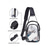 baratos Bolsas de viagem para férias-Bolsa transversal feminina transparente em PVC, bolsa de ombro transparente de grande capacidade com alça ajustável, bolsa elegante e leve para férias na praia, viagens e uso diário casual.