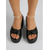 baratos Sandálias plataforma anabela-Sandálias plataforma femininas douradas metálicas - elegantes sandálias de salto alto estilo espadrille com detalhe de nó, perfeitas para resorts de luxo e férias à beira da piscina. &amp;festas noturnas