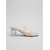 abordables Sandales à talons-Sandales argentées élégantes pour femmes, ornées de fausses perles - sandales transparentes chics, parfaites pour les soirées de vacances et les mariages sur la plage. &amp;galas d'été