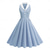 cheap Dresses-1950s Retro Vintage Dress Swing Dress Flare Dress Short Sleeves Solid Color Fit &amp; Flare Swing V Neck Fancy Dress Women's Casual Party Dailywear Adults' Dress Spring &amp; Summer