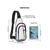 baratos Bolsas de viagem para férias-Bolsa transversal feminina transparente em PVC, bolsa de ombro transparente de grande capacidade com alça ajustável, bolsa elegante e leve para férias na praia, viagens e uso diário casual.