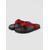 cheap Slide Sandals-Women's Red Beach Flip Flops - Lightweight Suede Thong Sandals with Anti-Slip Sole for Summer Seaside Vacations, Sandy Shores &amp; Tropical Island Getaways