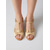 cheap Latin Shoes-Women's Professional Latin Dance Shoes - Gold Satin Low Heel