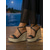 economico Sandali con zeppa-Sandali espadrillas con zeppa neri da donna - ideali per le serate in località balneare &amp;eventi notturni