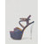 voordelige Platform Sandalen-Glitterende platform sandalen met hoge hakken voor dames - sandalen met bandjes, dikke platformhakken en stilettohakken met strasssteentjes voor de nachtclub of een feestje. &amp;een glamoureuze avond uit