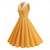 cheap Dresses-1950s Retro Vintage Dress Swing Dress Flare Dress Short Sleeves Solid Color Fit &amp; Flare Swing V Neck Fancy Dress Women's Casual Party Dailywear Adults' Dress Spring &amp; Summer