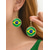 economico Accessori-Orecchini pendenti da donna in lega con bandiere nazionali, gioielli per tifosi di diverse nazioni, perfetti per le partite di calcio, il supporto al calcio, il tifo allo stadio, l'abbigliamento sportivo casual e l'uso quotidiano.