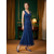 abordables Años 1920 &amp; Era Gatsby-Zapatos de mujer estilo flapper azul Gatsby con purpurina de los años 20: elegantes tacones Mary Jane dorados metalizados con tiras para fiestas de los locos años 20 y bodas con temática vintage.