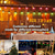 preiswerte Solarschulenleuchten-Wasserdichte, dimmbare Solar-Terrassenbeleuchtung mit Fernbedienung, RGB-LED-Lichterkette mit 10 bruchsicheren LEDs für Bistro-Partys