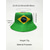ieftine Accesorii-Pălărie bărbătească reversibilă din poliester, cu imprimeu cu steagul Braziliei, șapcă ușoară de fan al fotbalului pentru ziua meciului, suporteri, sporturi casual, ținute de exterior