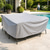 abordables Fundas para Muebles de Patio-Cubierta para muebles de patio, tela oxford 210d, cubierta para muebles de plata para exteriores, cubierta impermeable para jardín, combinación de mesa y silla para patio, cubierta antipolvo