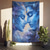 preiswerte Wandteppiche-Shiva und Parvati, göttliches Paar, hinduistische Götter und Göttinnen, blau-violette spirituelle Kunst, Mond-Wandteppich für Yoga-, Meditations-, Schlafzimmer-, Wohnzimmer- und Heimdekoration