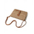 preiswerte Taschen für Urlaub &amp; Reise-Boho-Stroh-Umhängetasche für Damen, gewebte Schultertasche in Elfenbein und Khaki mit verstellbarem Riemen für Strandurlaub, Resortreisen, lässige Sommeroutfits und den Alltag