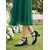 economico Scarpe Mary Jane-Décolleté Mary Jane da donna in velluto con tacco a blocco, scarpe eleganti con punta tonda e doppio cinturino per feste in giardino e matrimoni. &amp;eventi diurni