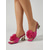abordables Sandales à talons-Sandales à talons hauts roses à fleurs pour femmes, chaussures habillées à bout ouvert, parfaites pour un dîner en hôtel ou des vacances. &amp;événements estivaux en soirée