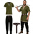 abordables Tenues-Médiéval Renaissance Pantalon Tenues Ceinture Taille Manches longues Vikings Ranger Col en V Déguisement Homme Viking Pirate Mascarade Soirée Foire de la Renaissance LARP Adulte Chemise Pantalon