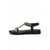 billige Flate sandaler-elegante svarte t-remsandaler for kvinner – rhinestone-pyntede sommersandaler, perfekt for strandtøy, uformelle utflukter og kveldsbegivenheter