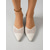 cheap Women's Clogs &amp; Mules-Women's White Mesh Mules - Stylish Garden Party Flats for Bridesmaids and Wedding Guests