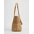 billige Reise- og feriebager-Dame bohemsk vevd toteveske, khaki beige strandveske med stor kapasitet og dusk-sjarm for strandferie, reise, daglig fritidsbruk