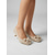 economico Décolleté con kitten heel-perle da donna &amp;Décolleté con tacco a spillo e strass - eleganti scarpe basse decorate per cocktail party