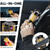 cheap Flashlights-Emergency Flashlight for Car, Seatbelt Cutter Window Breaker, Flashlight Multifunctional Tool, Glass Hammer, Bright Solar Torch, USB-C Rechargeable, Rescue Alarm &amp; Beacon
