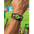 economico Accessori-Bracciale da uomo in pelle con bandiera nazionale, cinturino regolabile multistrato intrecciato con perline in lega per tifosi di calcio ed eventi sportivi. &amp;abbigliamento casual quotidiano